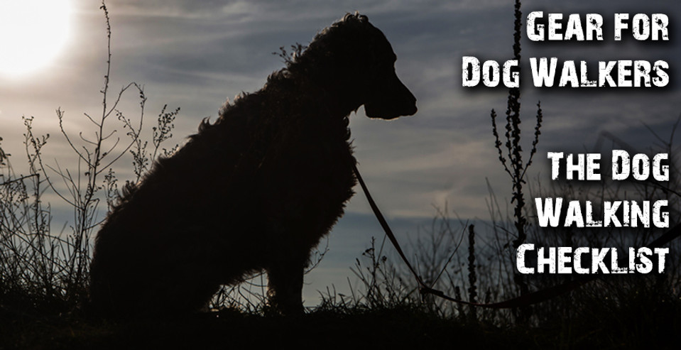 Dog Walking Accessories - The Dog Walking Checklist