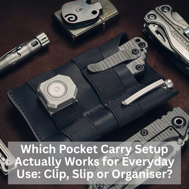 Which Pocket Carry Setup Actually Works for Everyday Use: Clip, Slip or Organiser?