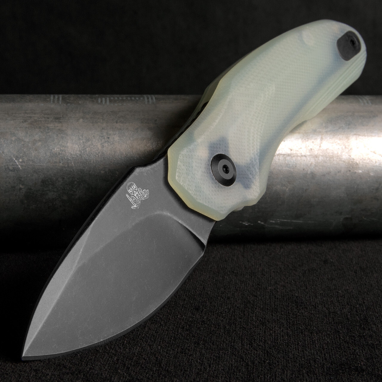 Twisted Assisted Fortis Drop Point Blackwash Jade