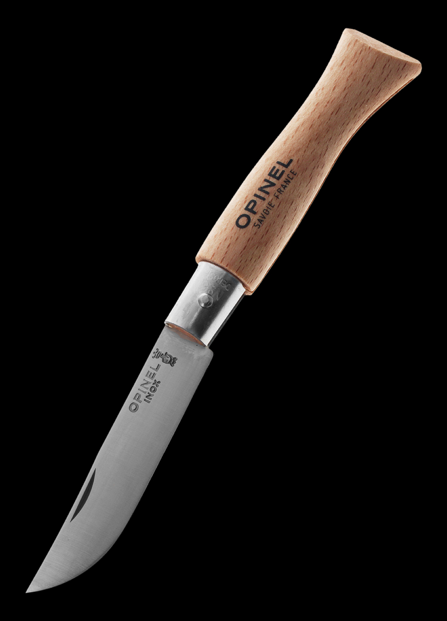 Opinel INOX Stainless Steel Non-Locking No.5 Folding Knife
