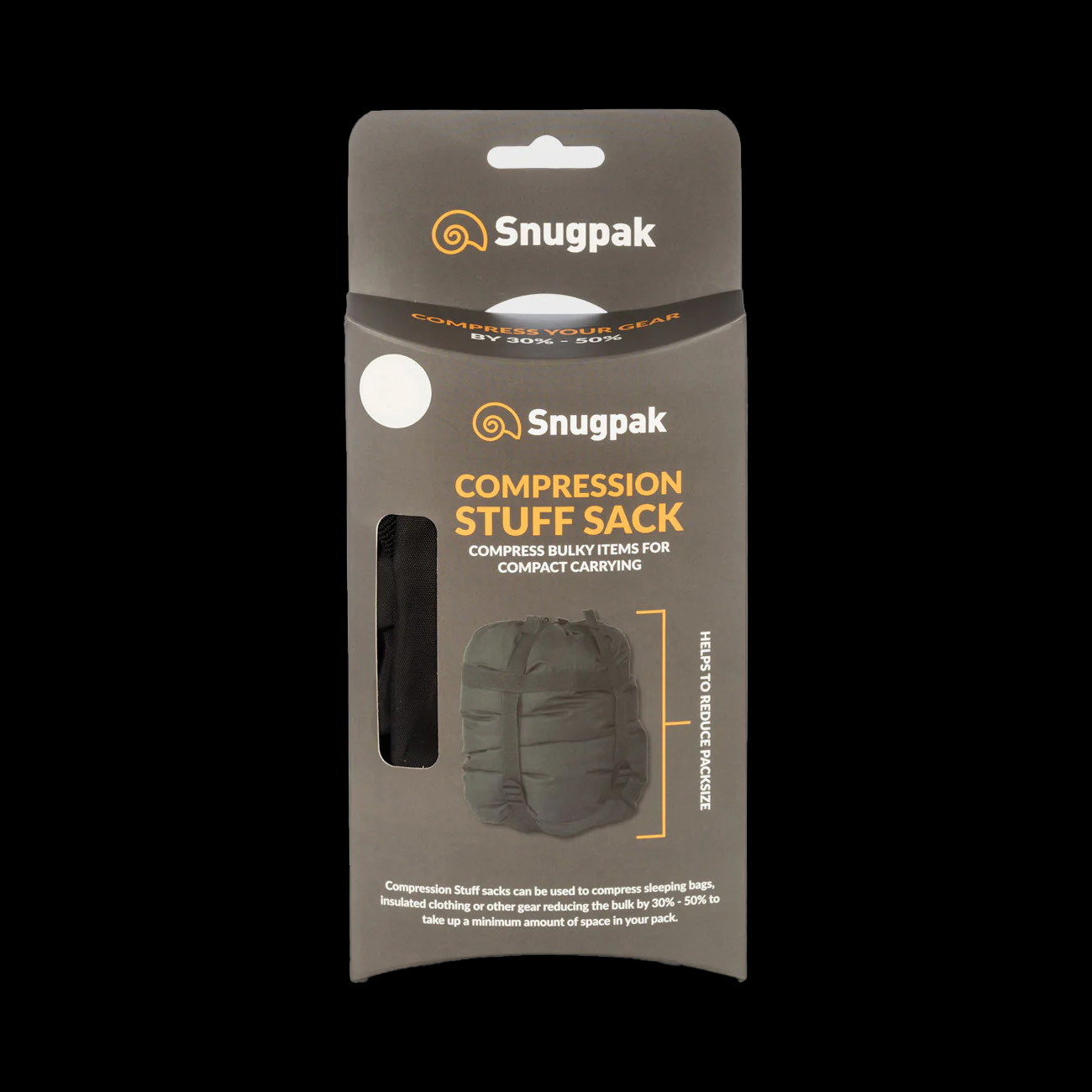 Snugpak Compression Sack Black WGTE
