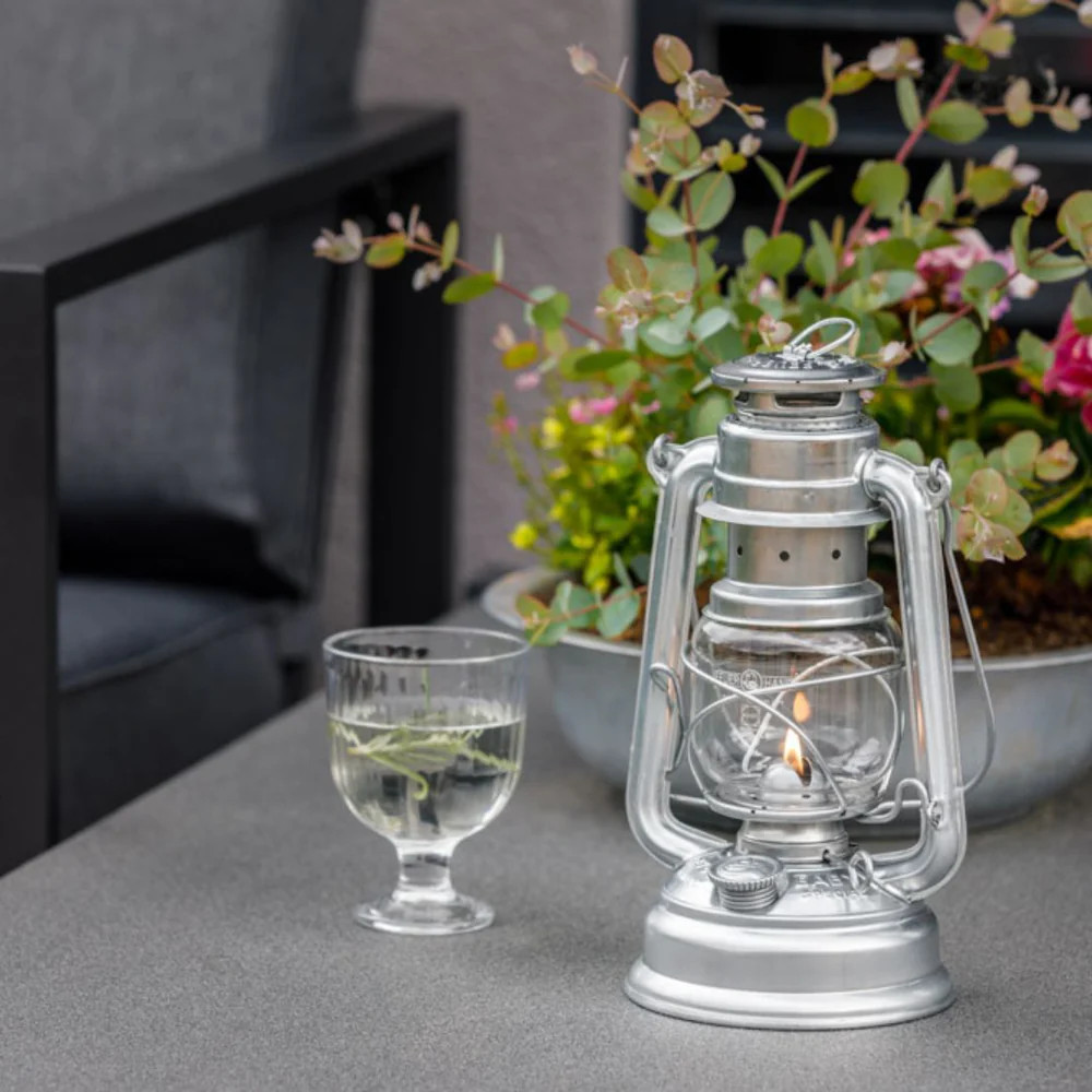 【新品・未使用】Feuerhand Lantern 276 Zink 4点セット Gift set storm lantern Baby Special 276 zinc, lamp oil