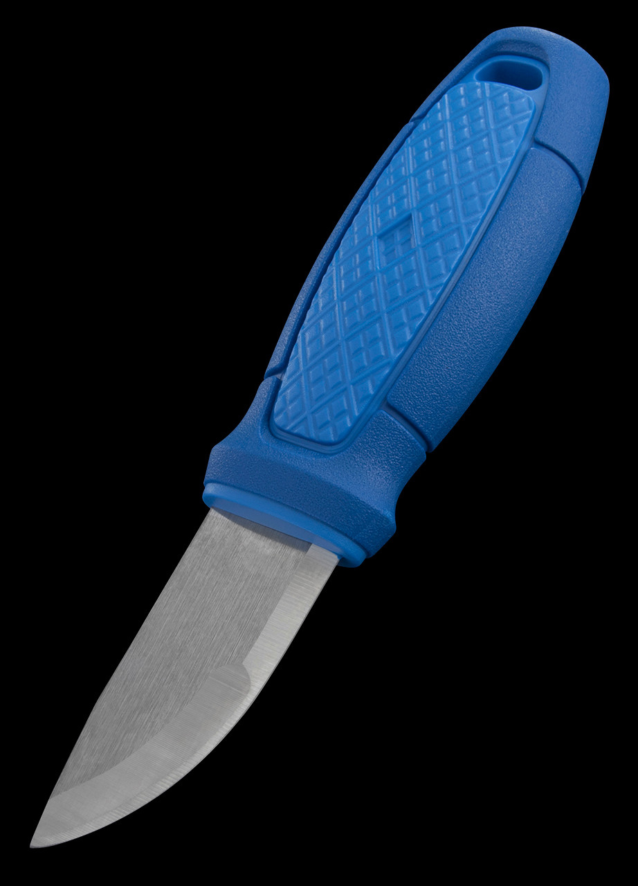 Morakniv Eldris Pocket-Size Neck Knife Kit Fixed 2.2 12C27 Blade, Fire  Starter, Paracord, Blue Polypropylene Handle - KnifeCenter - M-12631