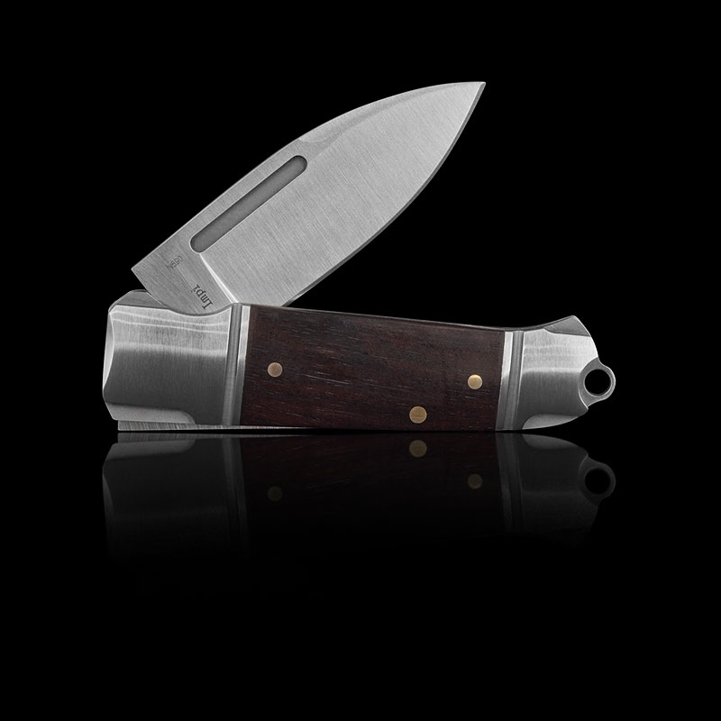 Andre de Villiers Micro Impi Ebony Folding Knife