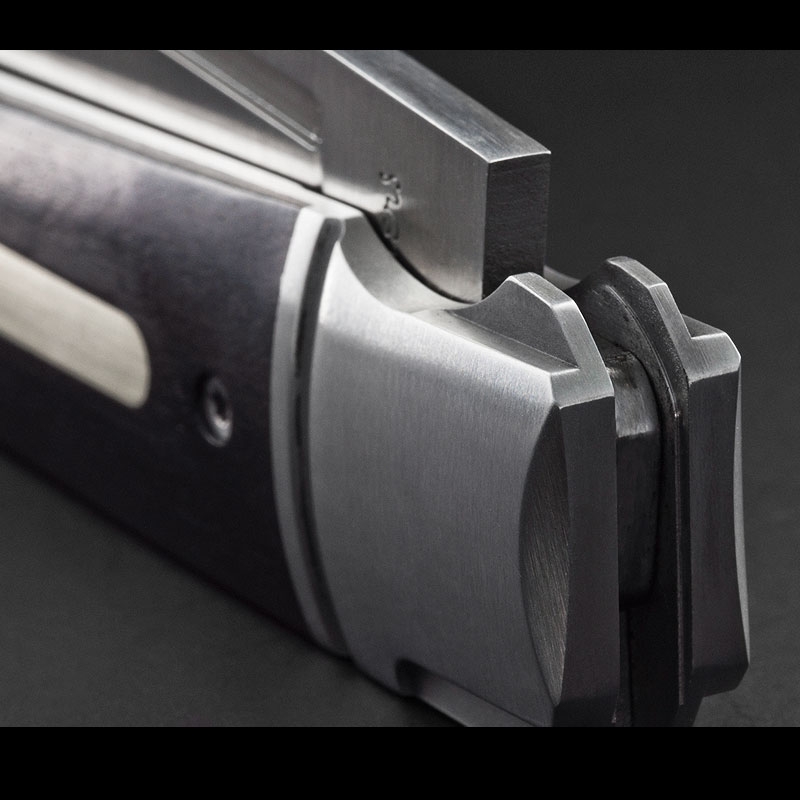 Andre de Villiers Micro Impi Ebony Folding Knife