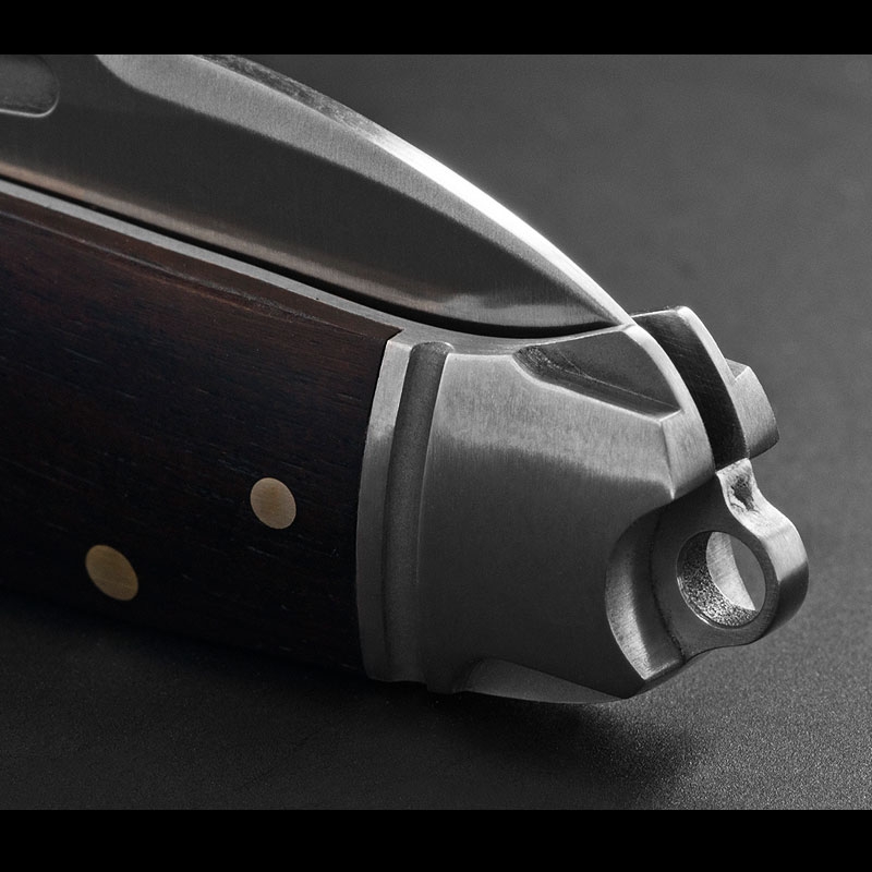 Andre de Villiers Micro Impi Ebony Folding Knife