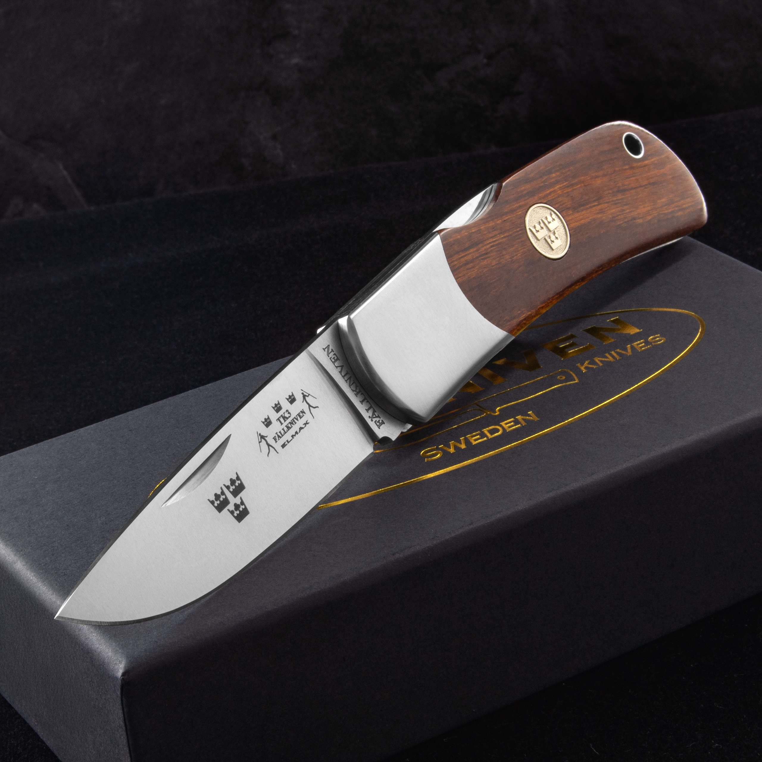 Fallkniven TK3 Ironwood Folding Knife