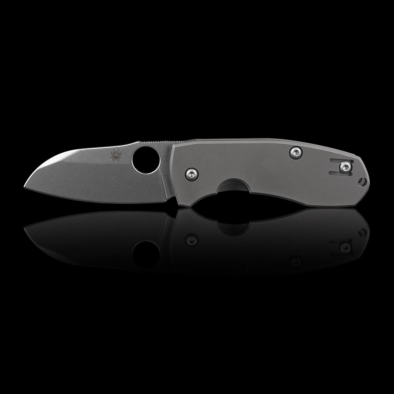 Spyderco Techno 2 Frame Lock Knife Titanium (2.55 Stonewash) - Way Of  Knife & EDC Gear House