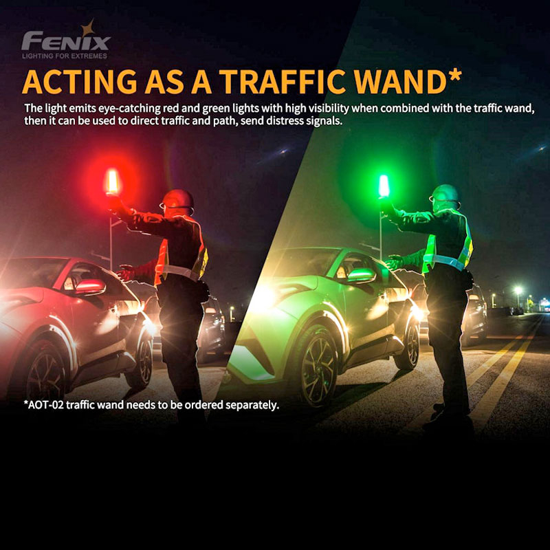 Fenix TK26R Red White Green