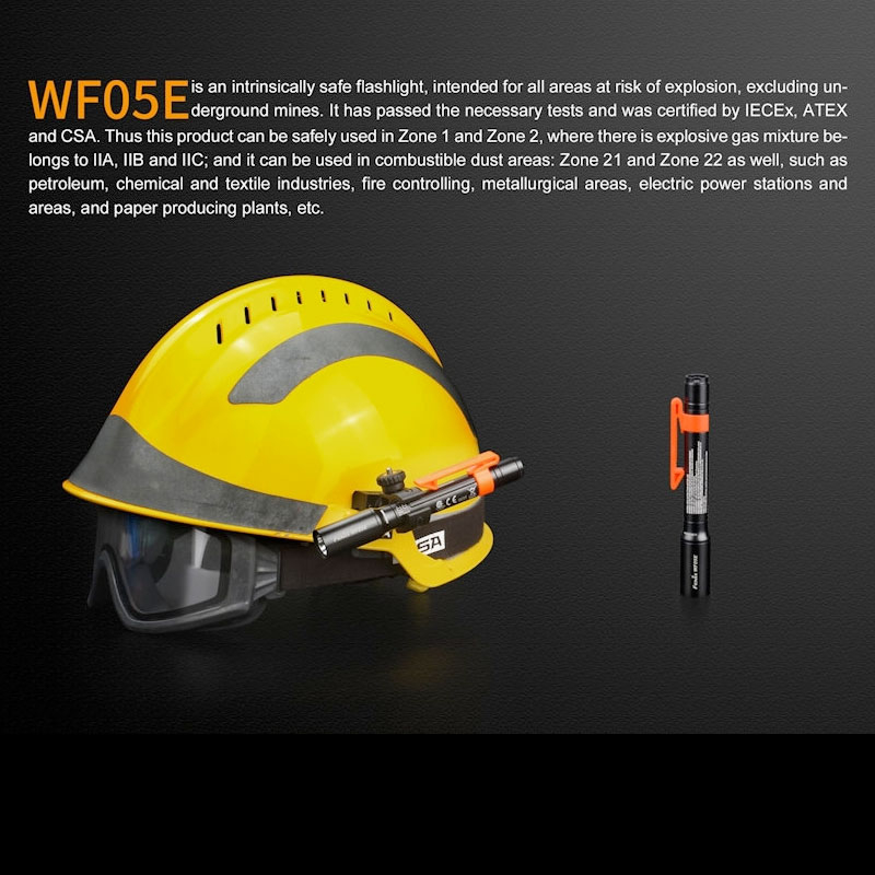 Fenix WF05E ATEX Intrinsically Safe