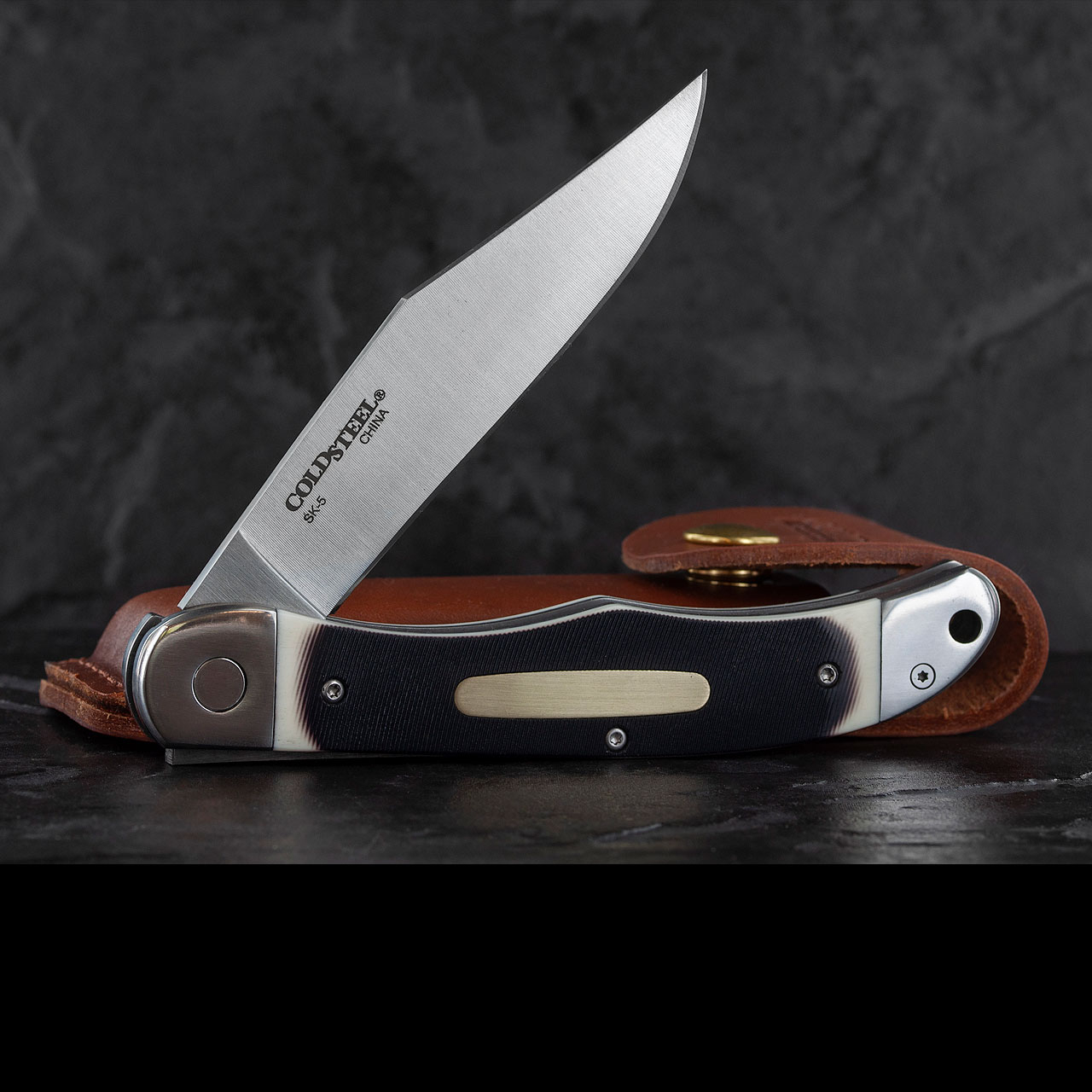 Cold Steel Ranch Boss II Folder 4 in Blade Stag Handle 20NPM1 for sale online 