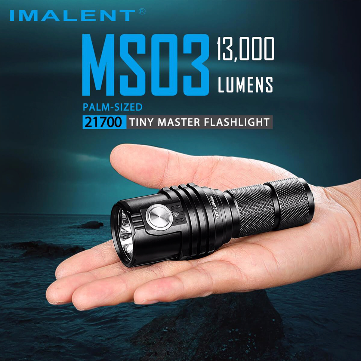 IMALENT MS03 LED爆光系 強力 懐中電灯 最強輝度 13000lm 照射距離