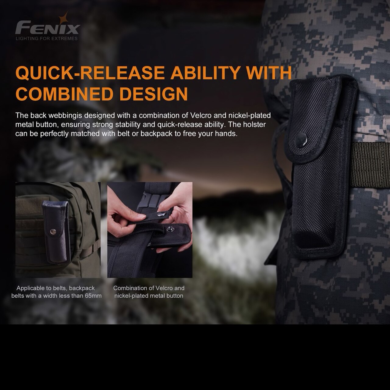 Fenix ALP-10 Semi Rigid Nylon Holster