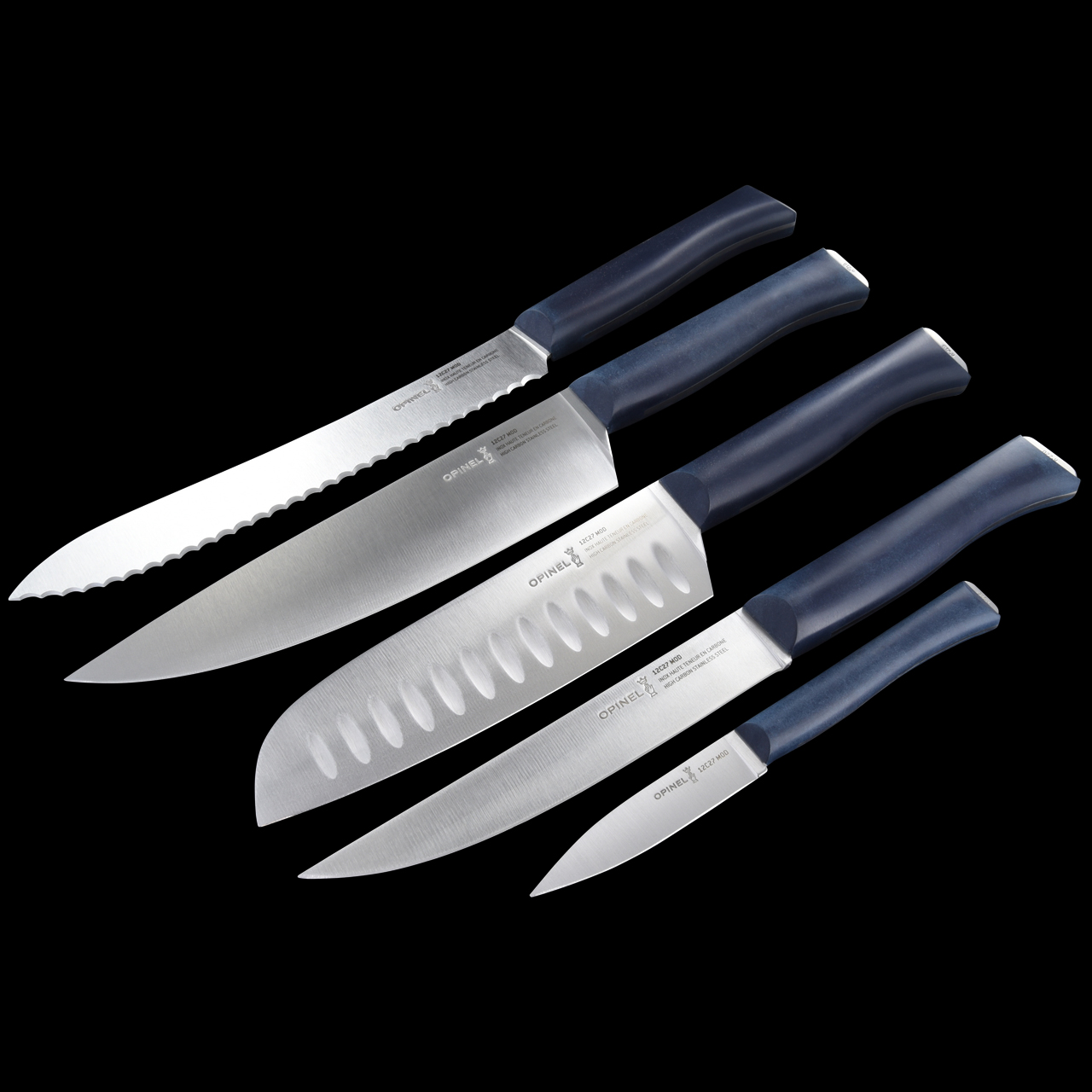 Opinel Parallele 5-Piece Knife Block Set