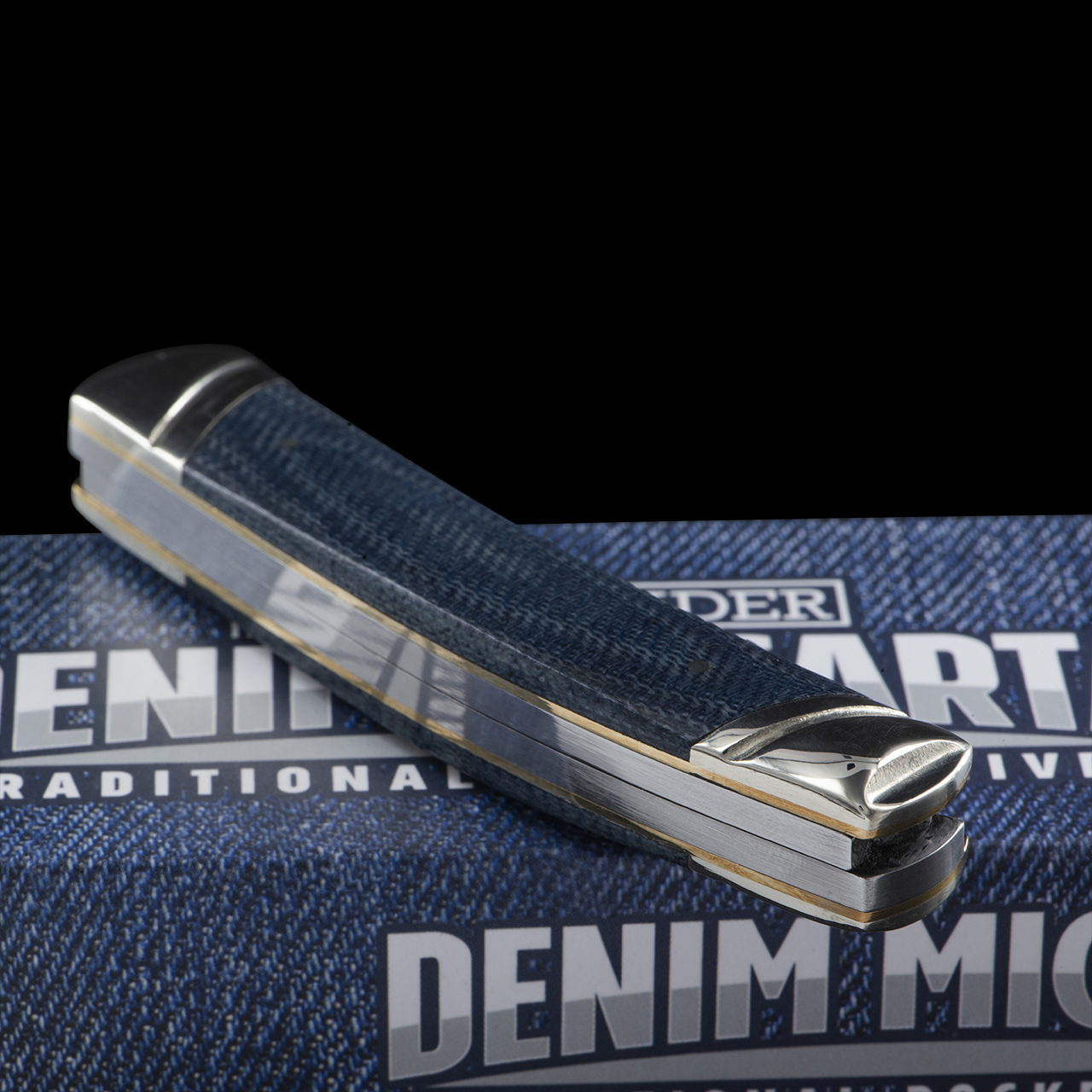 Rough Rider Moose Denim Micarta Small