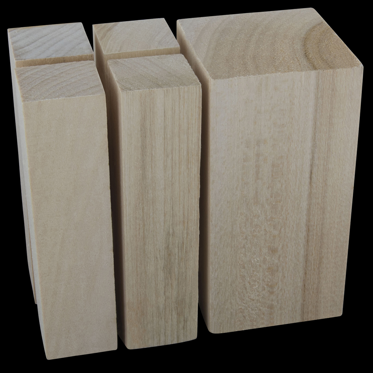 Large Carving Wood Blocks Whittling Wood Blocks Basswood Carving Blocks  Unfinished Soft Wood Set Fo-dt