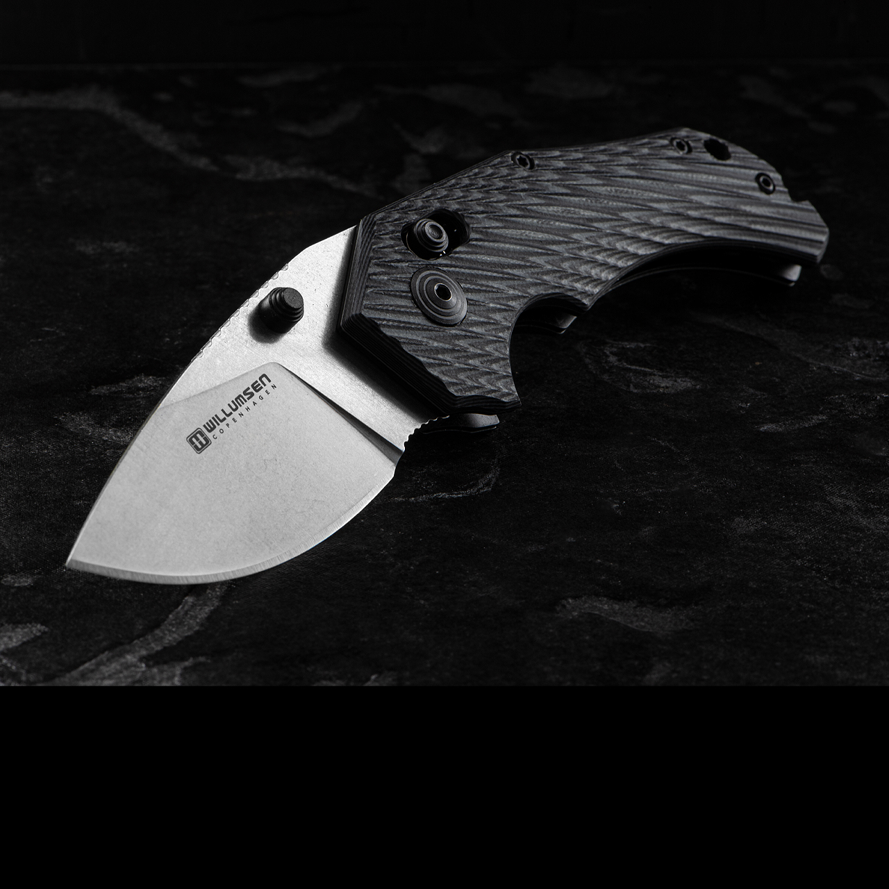 Willumsen Red E Slide Lock G10 Stonewashed