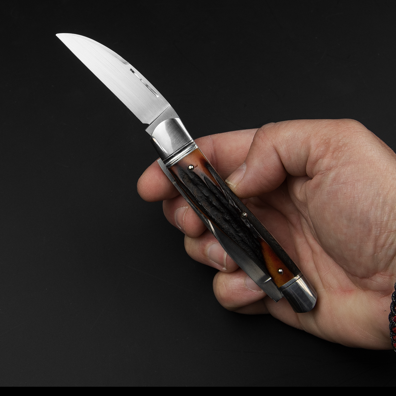 D.R. Davis Custom Three Blade Whittler Folding Knife