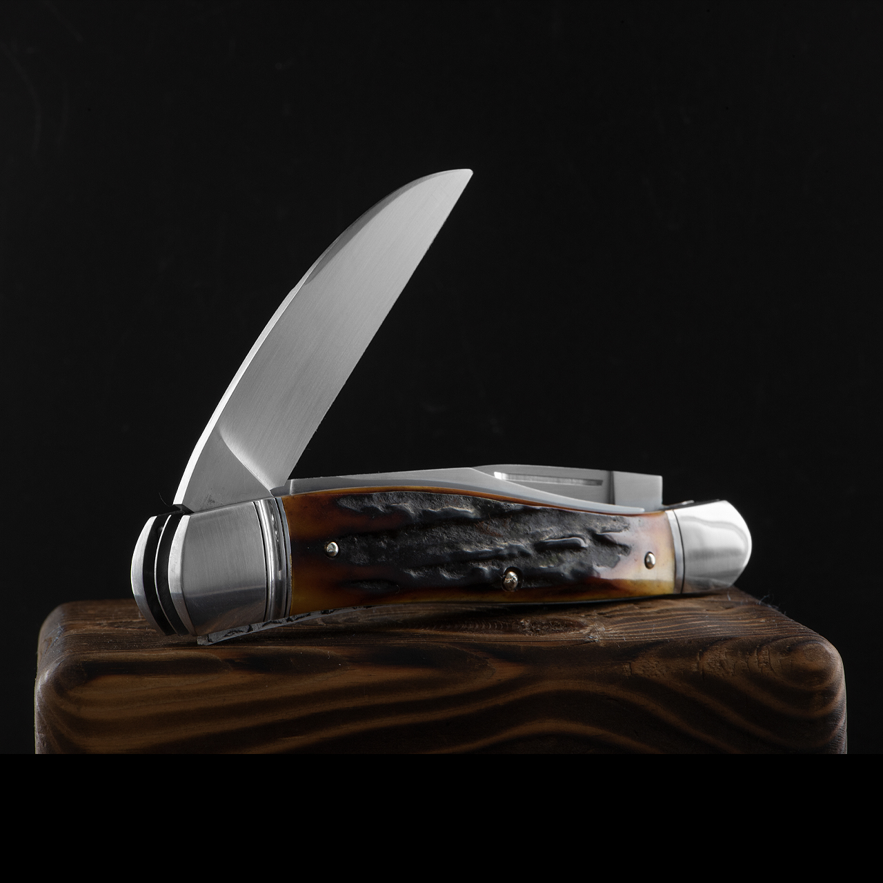 D.R. Davis Custom Three Blade Whittler Folding Knife