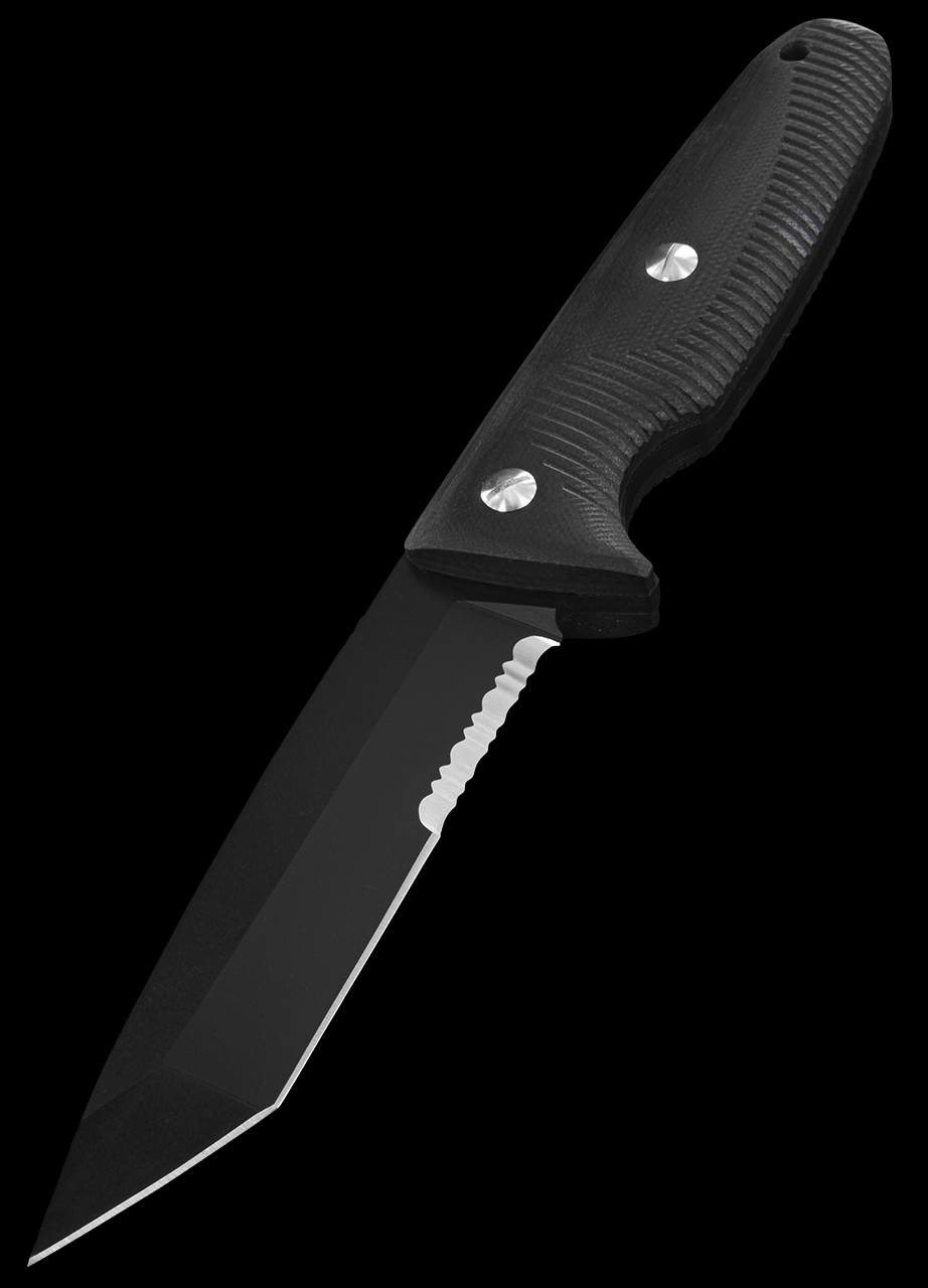 EKA Nordic T12 Klappmesser – Schwarze Klinge, Schwarzer Griff, Praktisches Taschenmesser