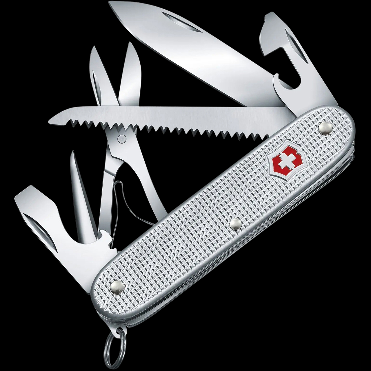 Victorinox Farmer X Alox Silver Folding Knife