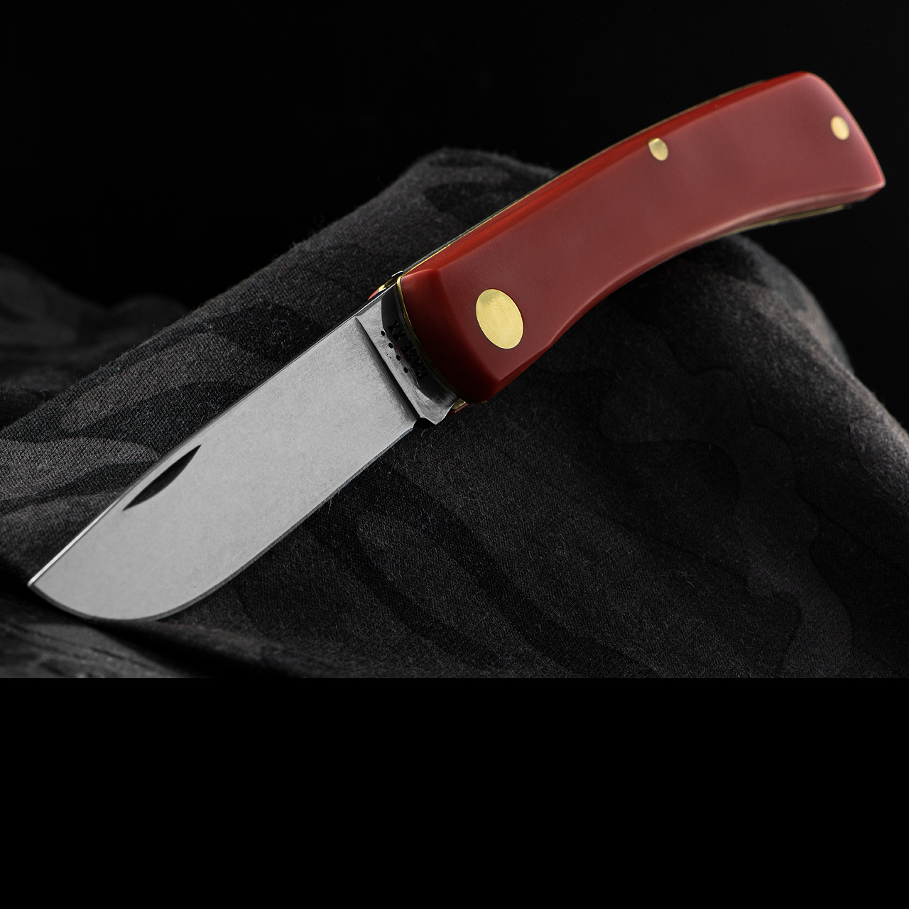 Case Sod Buster Jr Carbon Red Folding Knife