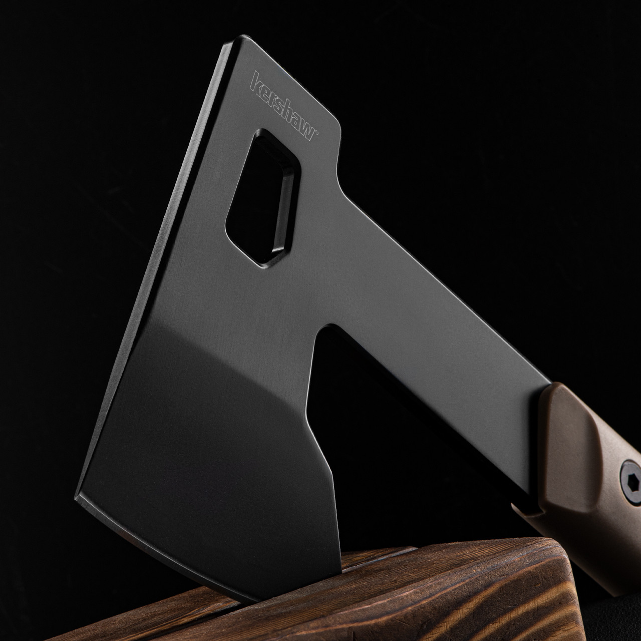 Kershaw Deschutes inchひげinch ハチェット キャンプ 斧 フルタング、ステンレススチール (1075)　並行輸入品 Kershaw Deschutes -