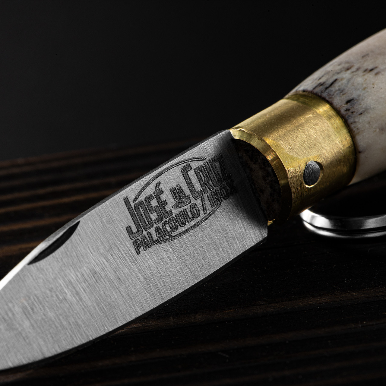 Jose da Cruz Keychain Knife Deer Horn