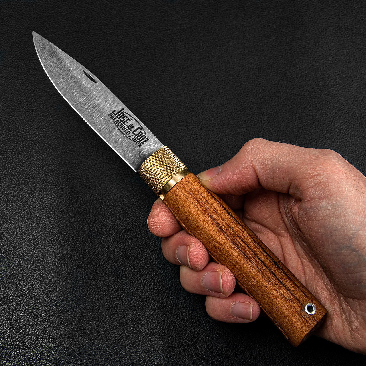Jose da Cruz Large "Merendeira" Pocket Knife S Tigerwood