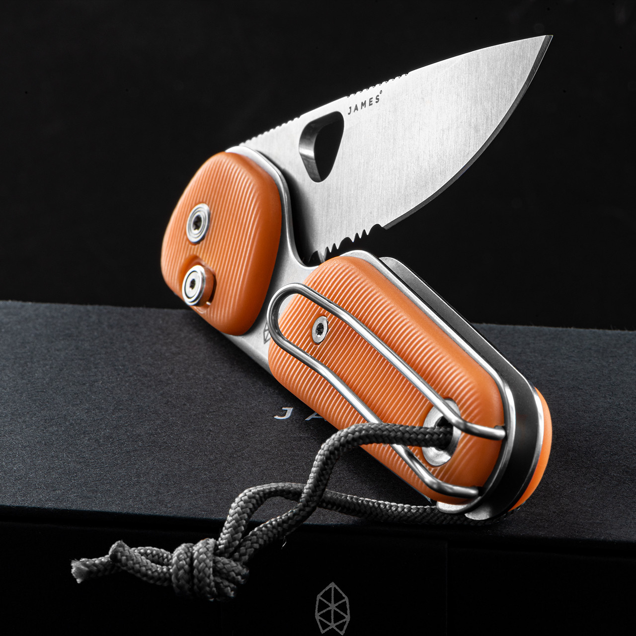 James Brand Redstone Stainless Part-Serrated Tangerine