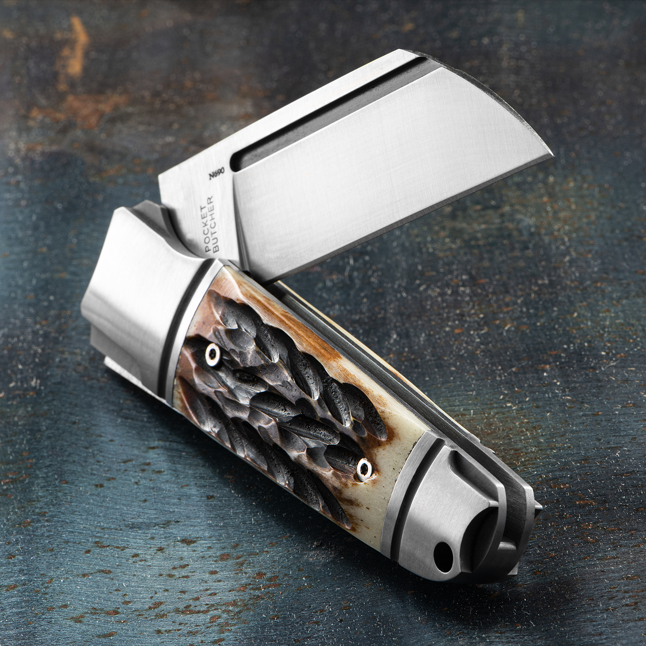 Andre de Villiers Pocket Butcher Jigged Bone Shield