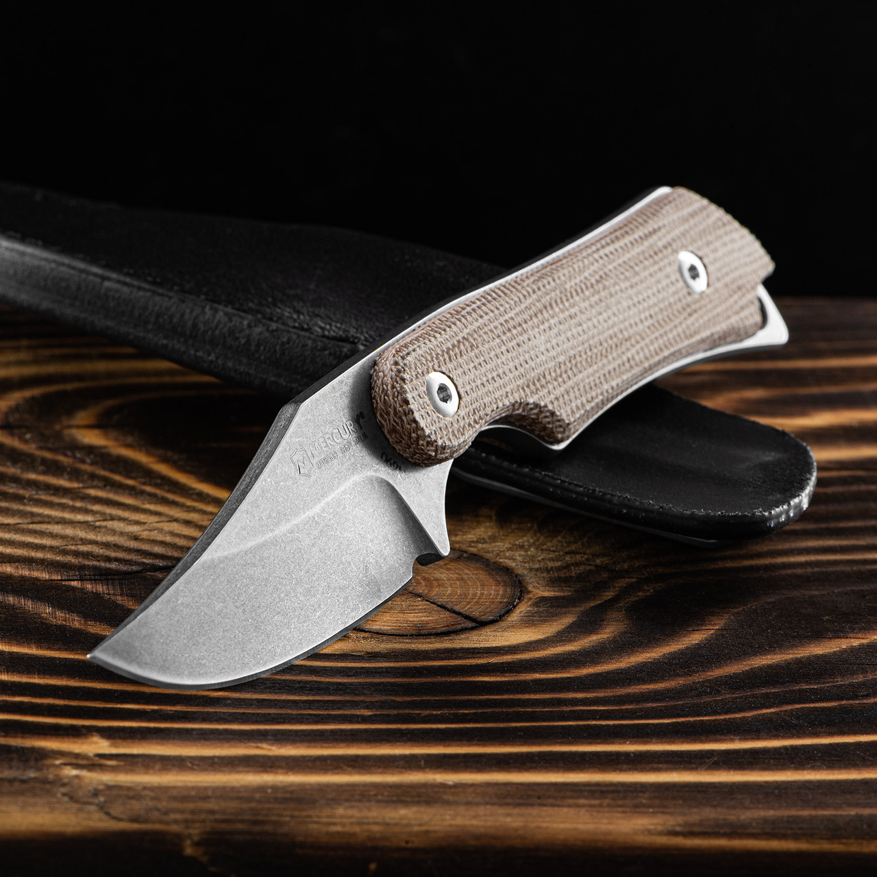 Mercury Kali Clip Point Mini N690 Natural