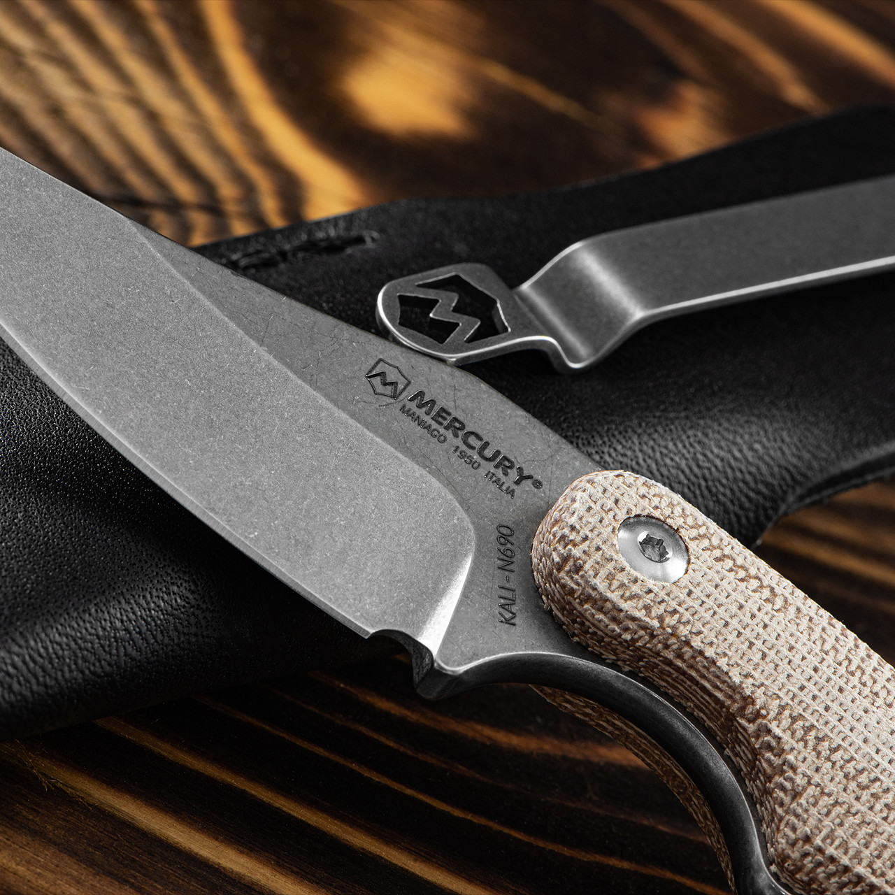 Mercury Kali Clip Point Mini N690 Natural