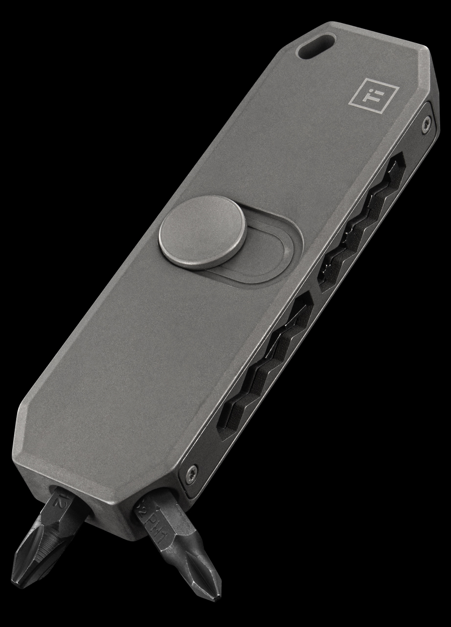 Bit Bar II EDC Multitool - Titan-Schraubendreher Mit 8 Bits Und Taschenclip