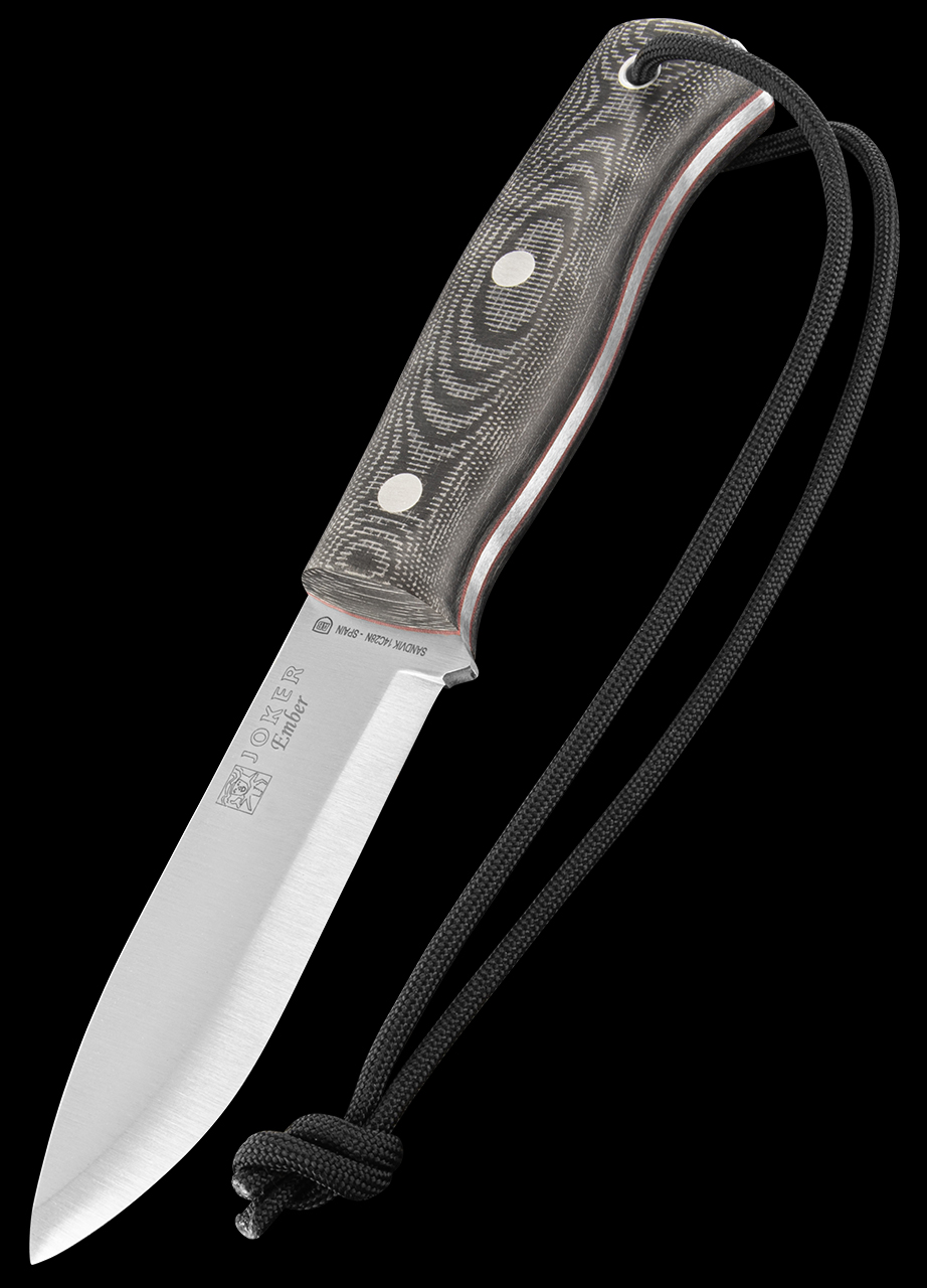 Joker Ember Bushcraft & Survival Knife - Micarta