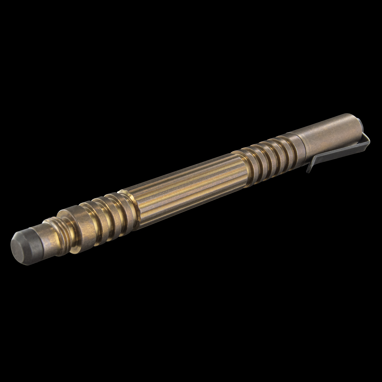 Hinderer Investigator Bronzed Titanium Black Hardware