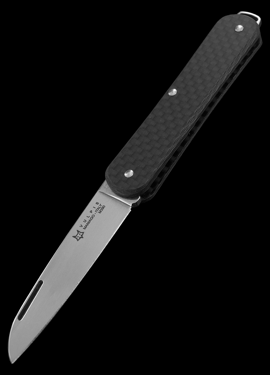 Fox Vulpis 1 Carbon Fibre Penknife