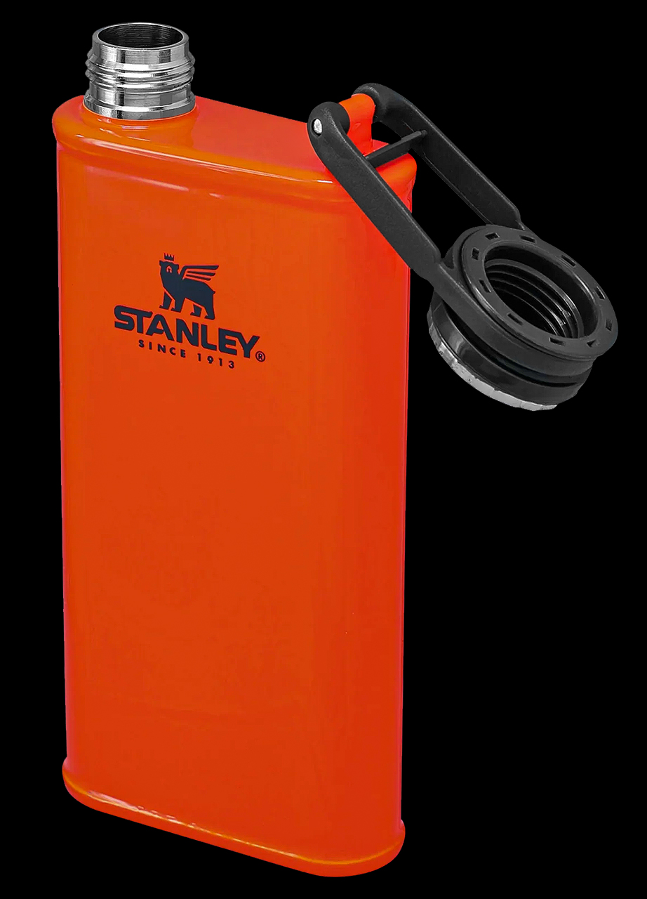 Stanley Classic Easy Fill Wide Mouth Flask | 8 oz (Blaze Orange)