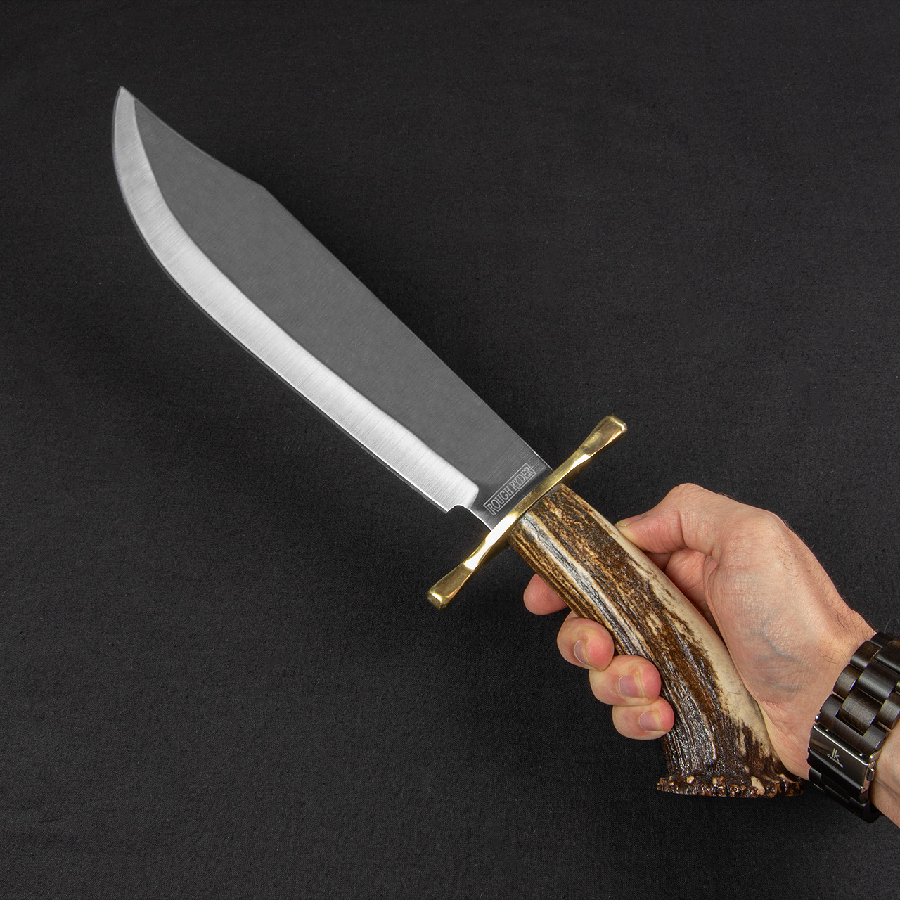 Rough Ryder Crown Stag Bowie