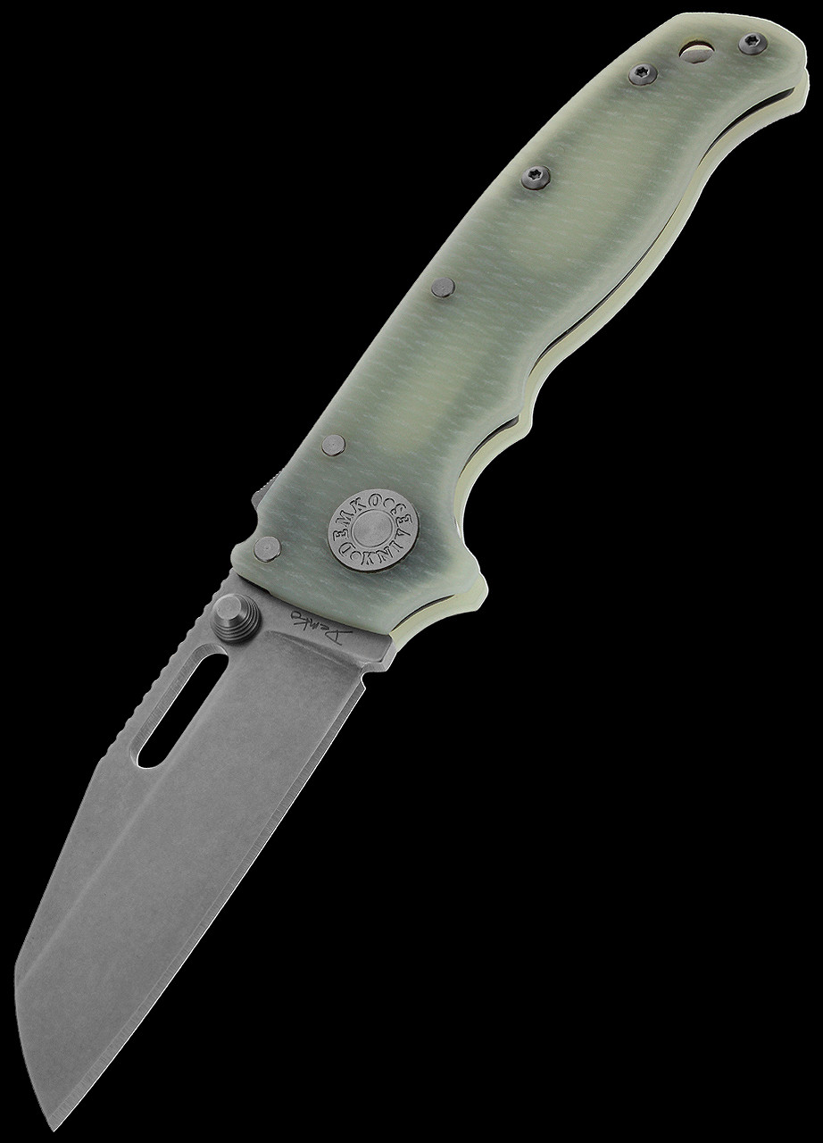Demko AD 20.5 Shark-Lock S35VN Wharncliffe Jade