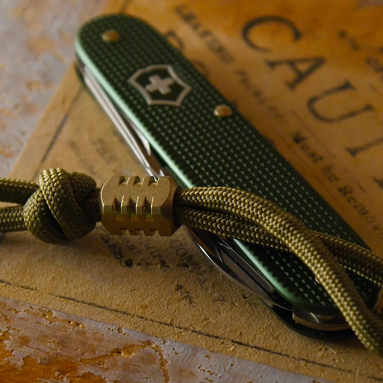 Tec S1 Lanyard Bead Brass