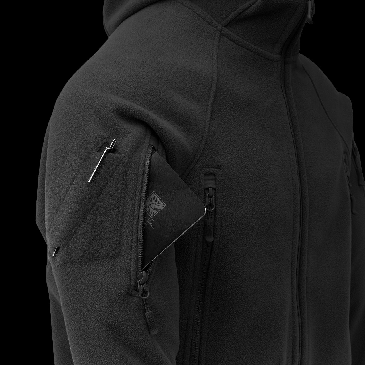 Helikon Patriot MK2 Hybrid Fleece Jacket - Black