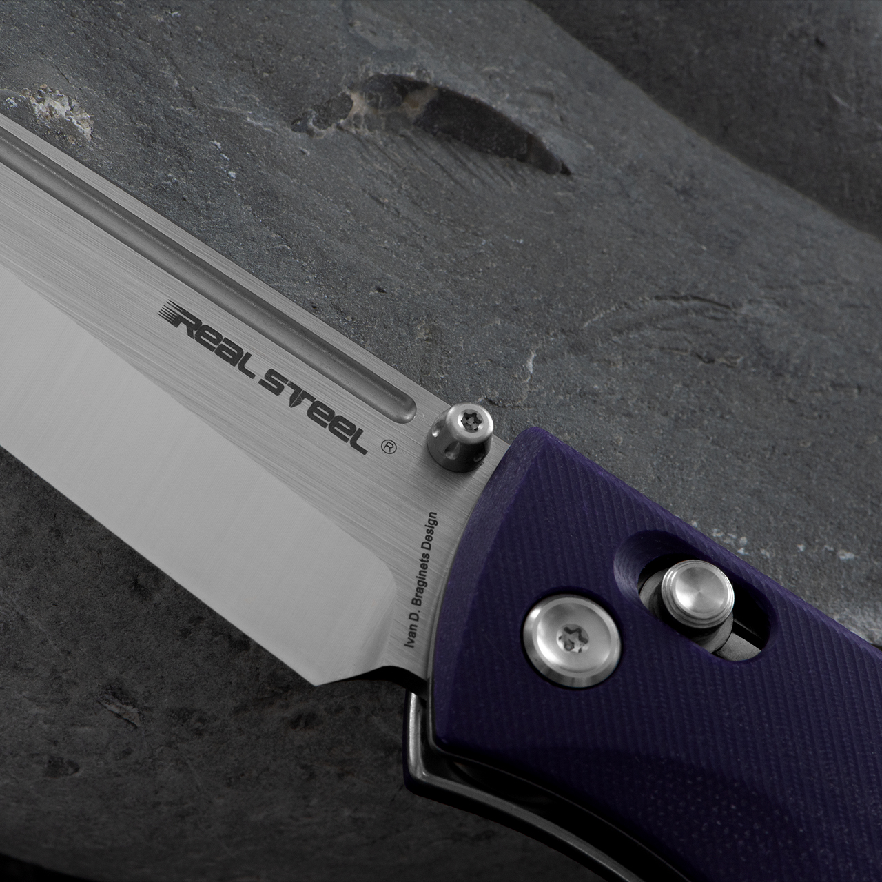 Real Steel Pathfinder Bushcraft Fixed Knife, Alleima 14C28N Blade