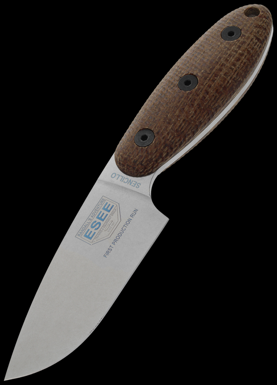 ESEE Knives Sencillo Fixed Blade Knife 3 CPM-MagnaCut Stonewashed