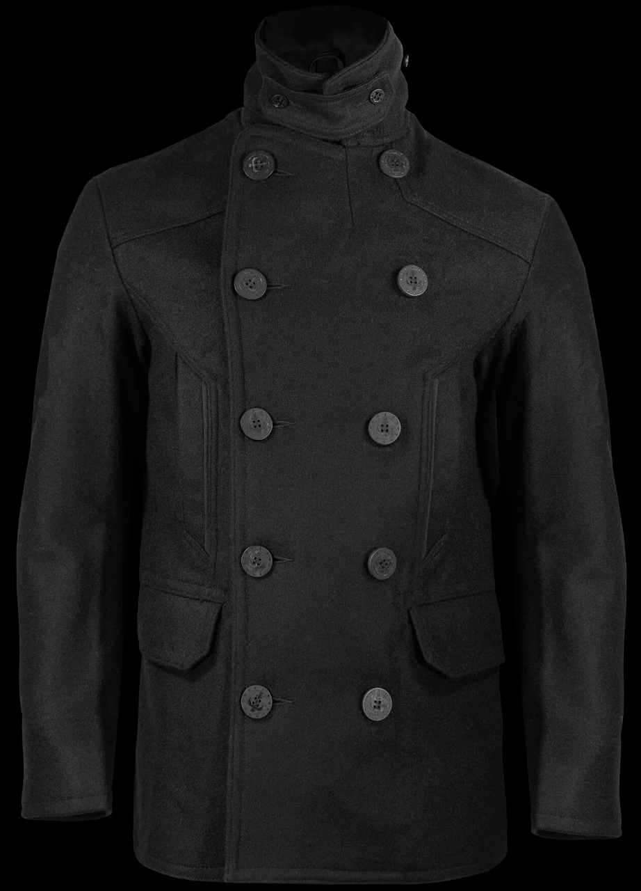 th products】Toggle Pea Coat / black