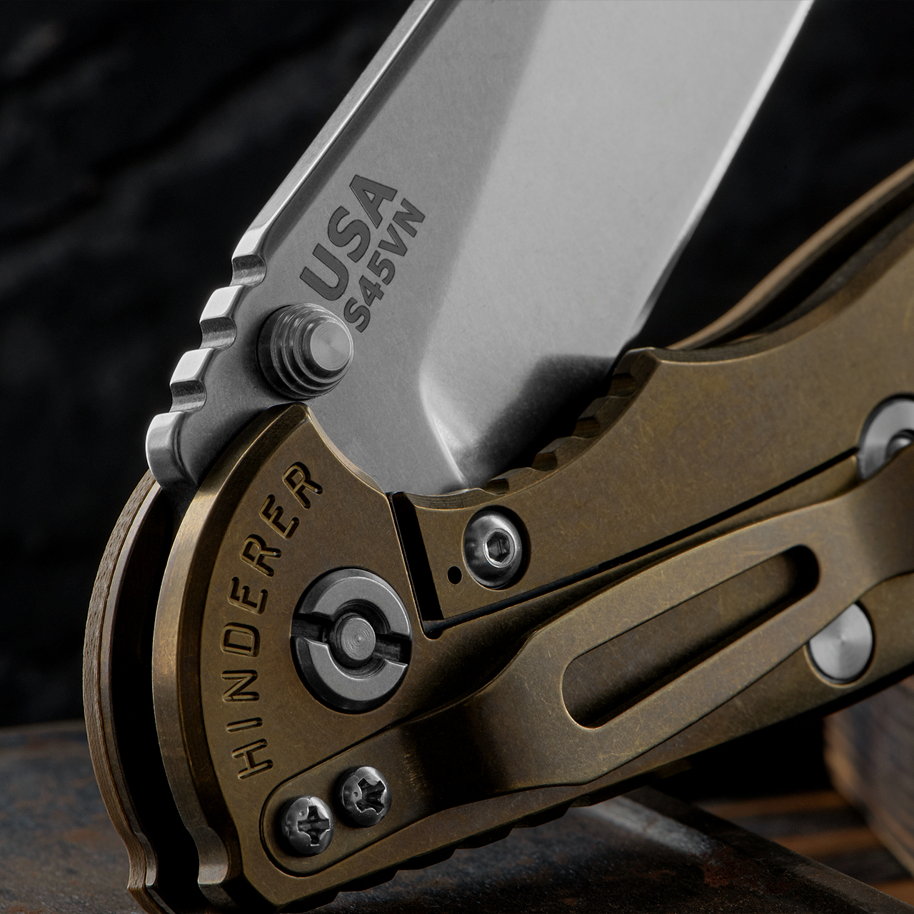 Hinderer XM-18 Slicer Bronze Folding Knife