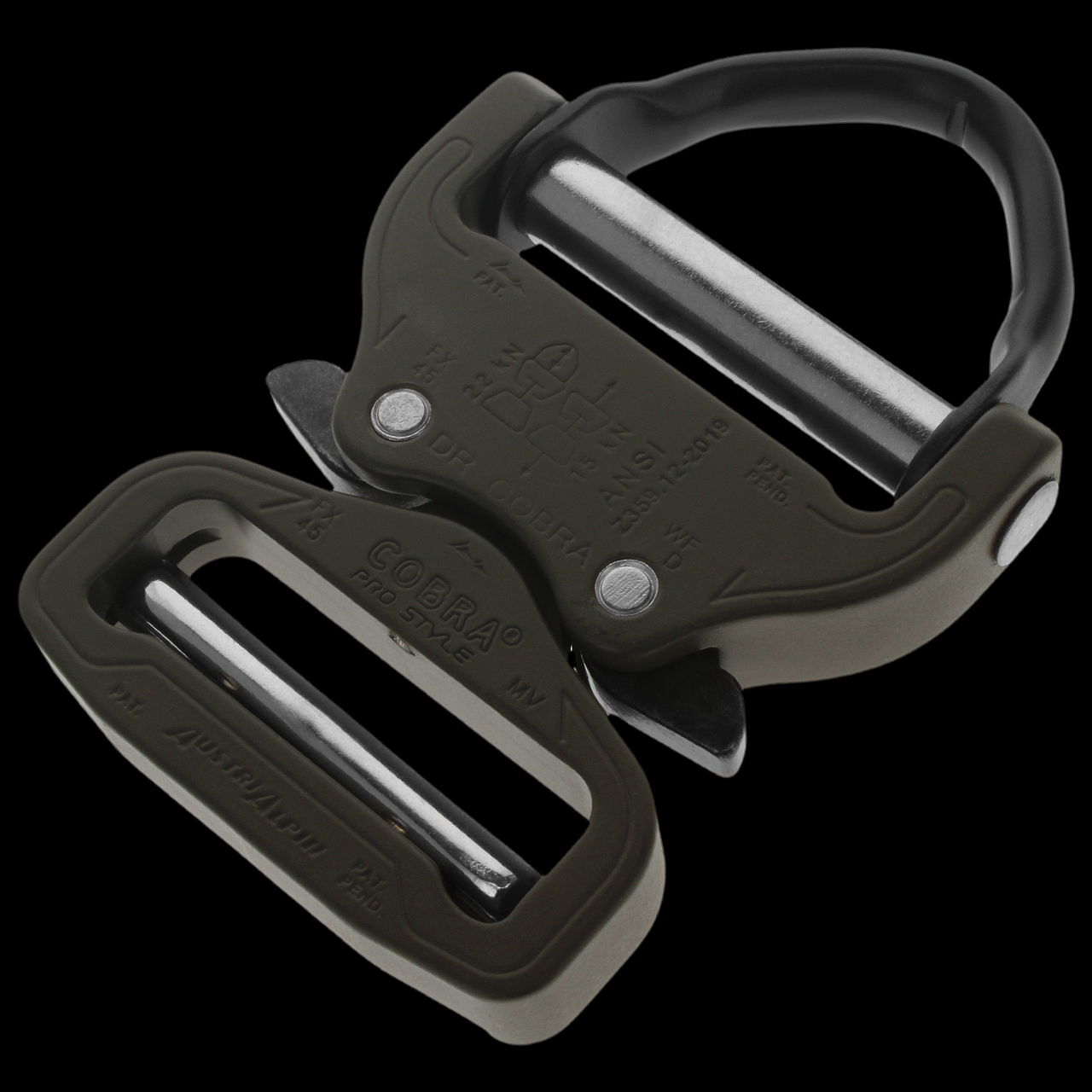 AustriAlpin 45mm Buckle with D-ring