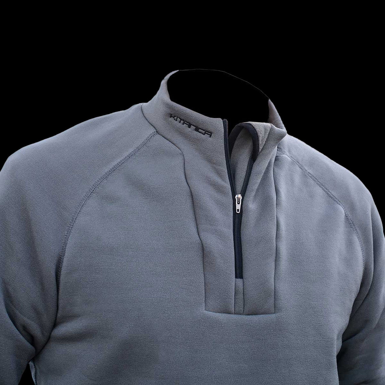andwang Kirakira zip up グレー Kirakira zip up (gray)