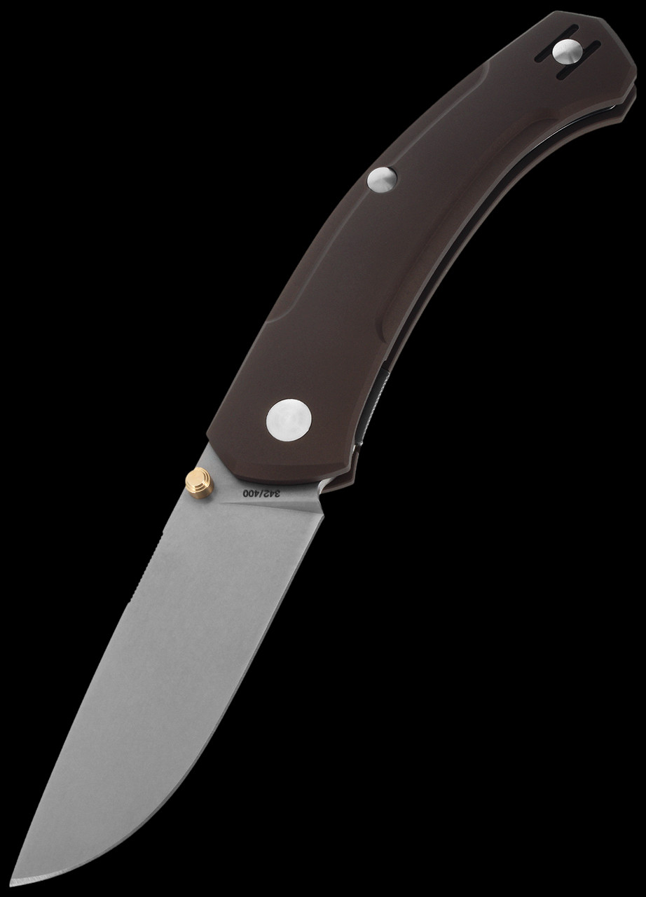 GiantMouse Ace Iona V2 Bronze Aluminium Folding Knife | Heinnie Haynes