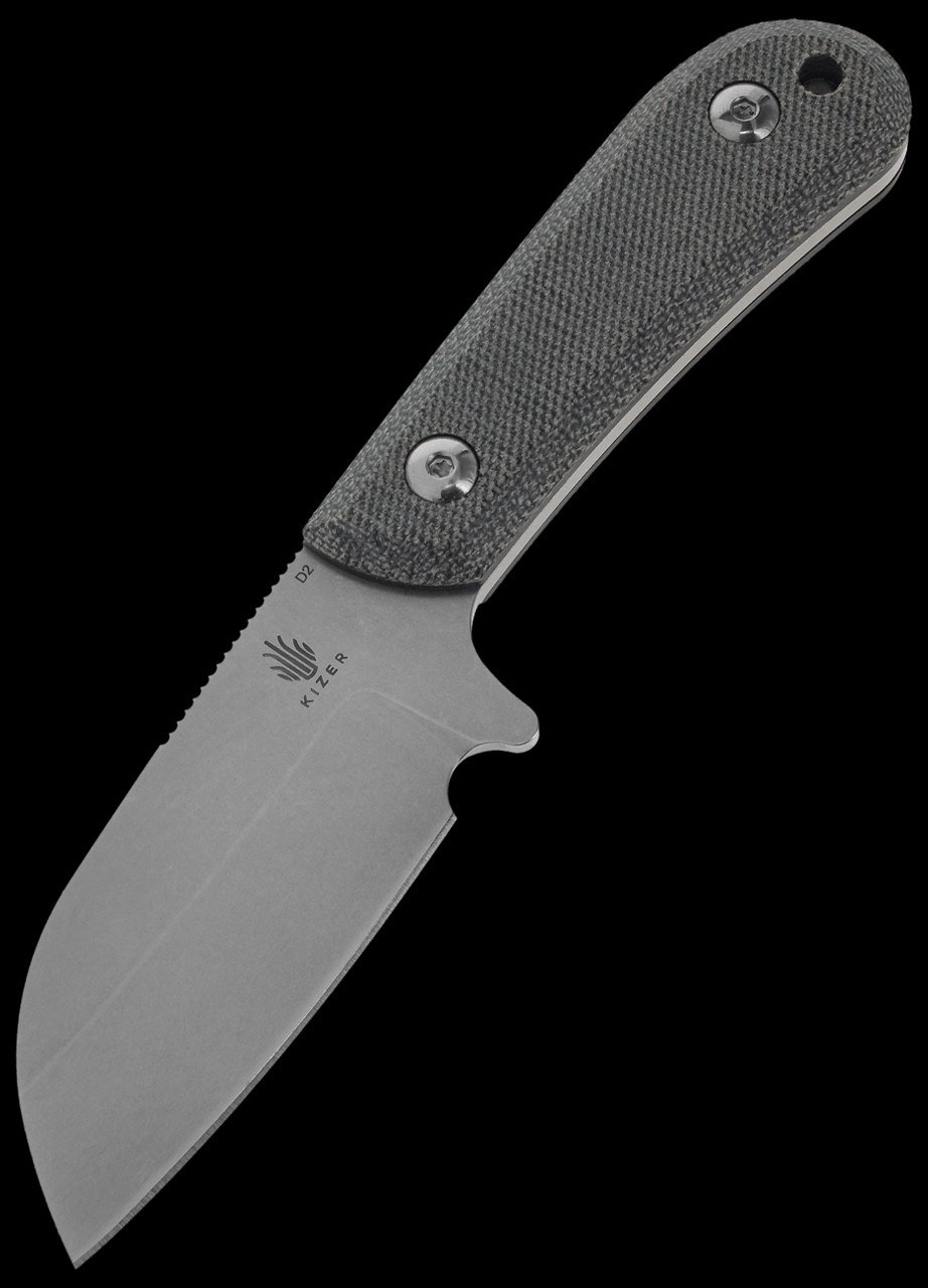 Kizer Deckhand Stonewashed Fixed Blade